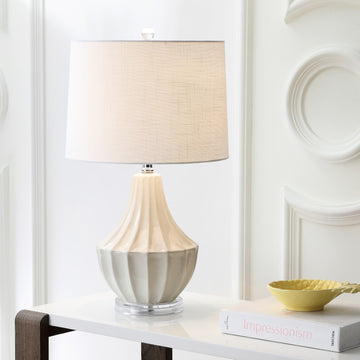 Tate 24.5" Ceramic LED Table Lamp - JONATHAN Y